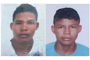 Josimar Moraes Lopes, 26, cujo corpo foi encontrado no igarapé Bem Assim, na região de Borba (AM); seu irmão Josivan, 18, à dir., continua desaparecido (Foto: Arquivo Pessoal)