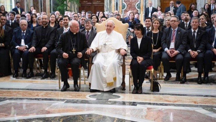 Audiência do Papa Francisco com reitores de universidades latino-americanas | Imagem Vatican News