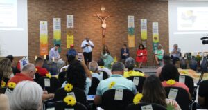 Participantes do | Mutirão da 6ªSSB e construção do Projeto Popular "O Brasil que queremos: o Bem Viver dos Povos" | Foto: Nívea Martins /CaritasBr e 6ªSSB