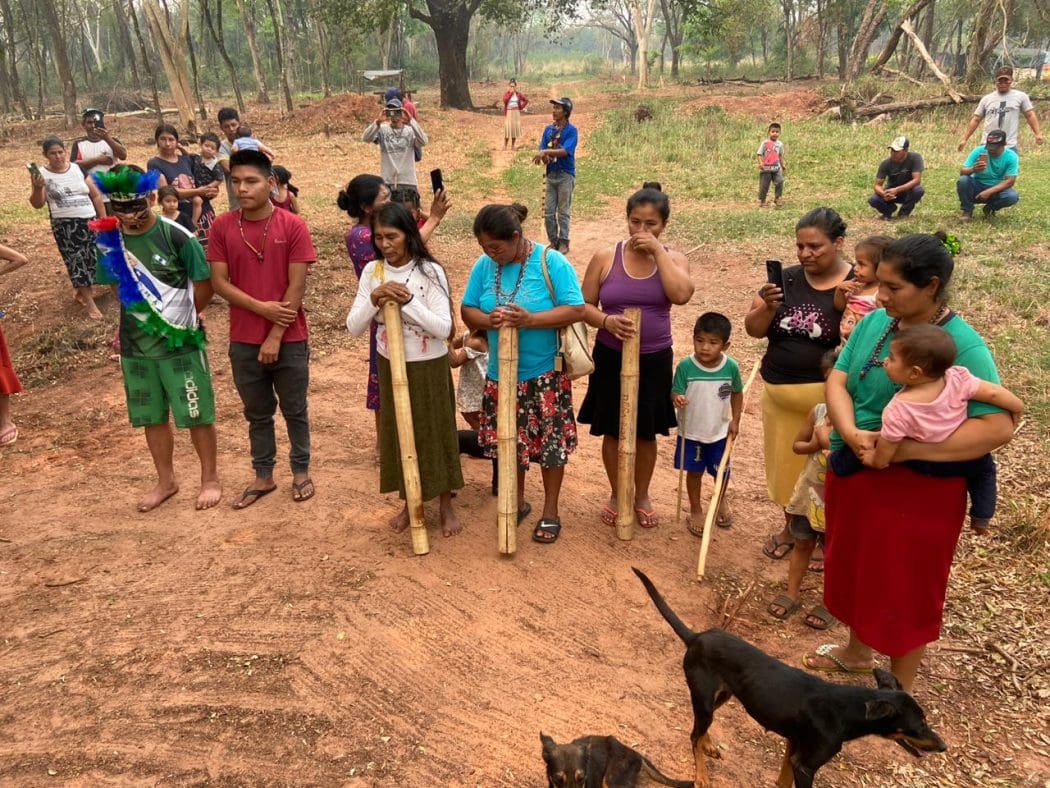 Missão em solidariedade aos Guarani visita tekoha Yhovy. Foto: Renato Santana/Cimi